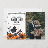 かわいらしパンプキ結婚ンス セーブザデート (正面)