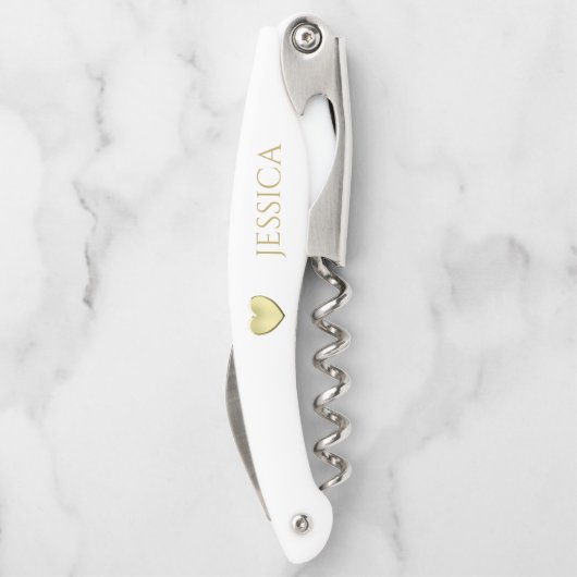 かわいらしパーソナライズされたエレガント最高のフローラ ソムリエナイフ (裏面)