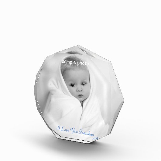 かわいらしパーソナライズされたカスタム写真 フォトブロック (右)