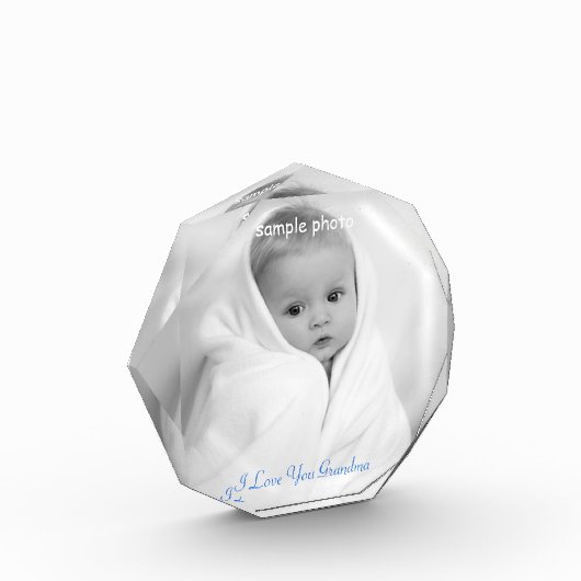 かわいらしパーソナライズされたカスタム写真 フォトブロック (左)