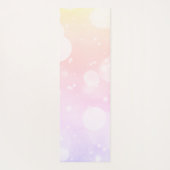 かわいらしパーソナライズされたナマステスデザイン ヨガマット (裏面)