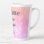 かわいらしパーソナライズされたマッサージセラピストラテマグカップ カフェラテマグ (右)