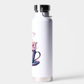 かわいらしパーソナライズされたヴィンテージ ウォーターボトル (左面)