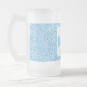 かわいらしパーソナライズされた誕生日グラスのマグギフト16th フロストグラスビールジョッキ (左)