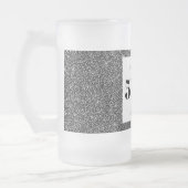 かわいらしパーソナライズされた誕生日グラスのマグギフト50th フロストグラスビールジョッキ (左)