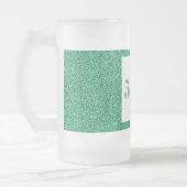 かわいらしパーソナライズされた誕生日グラスのマグギフト50th フロストグラスビールジョッキ (左)