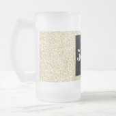 かわいらしパーソナライズされた誕生日グラスのマグギフト50th フロストグラスビールジョッキ (左)