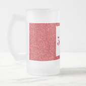 かわいらしパーソナライズされた誕生日グラスのマグギフト50th フロストグラスビールジョッキ (左)