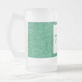 かわいらしパーソナライズされた誕生日グラスのマグギフト70th フロストグラスビールジョッキ (左)