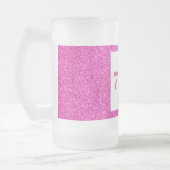 かわいらしパーソナライズされた誕生日グラスのマグギフト70th フロストグラスビールジョッキ (左)