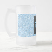 かわいらしパーソナライズされた誕生日グラスのマグギフト70th フロストグラスビールジョッキ (左)