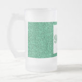 かわいらしパーソナライズされた誕生日グラスのマグギフト90th フロストグラスビールジョッキ (左)