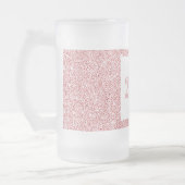 かわいらしパーソナライズされた誕生日グラスmagプレゼント21日 フロストグラスビールジョッキ (左)