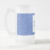 かわいらしパーソナライズされた誕生日グラスmagプレゼント21日 フロストグラスビールジョッキ (左)