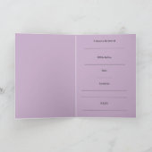 かわいらしパーティーパッケージの招待状 カード (内部)