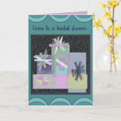 かわいらしパーティーパッケージの招待状 カード (黄色い花)