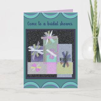 かわいらしパーティーパッケージの招待状 カード