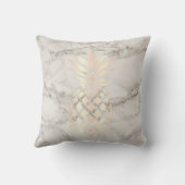 かわいらしヒック銅バラ金ゴールドパイナップル大理石 クッション (裏面)