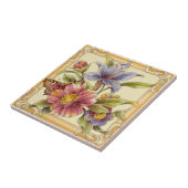 かわいらしビクトリアンフローラ手色再現 タイル (側面)