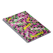 かわいらしビーズ&Virtueスパイラルノートブック ノートブック (右側)