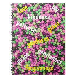 かわいらしビーズ&Virtueスパイラルノートブック ノートブック