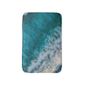 かわいらしビーチの風景 バスマット (正面縦)