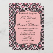 かわいらしピンクとブモダンロ結婚ク