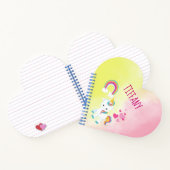 かわいらしピンクと黄色 ノートブック (内部)