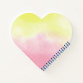 かわいらしピンクと黄色 ノートブック (裏面)