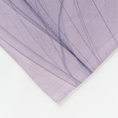 かわいらしピンクの花モダン抽象芸術 フリースブランケット (角)