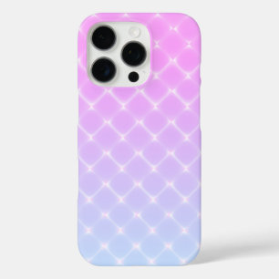 かわいらしピンクグラデーションダイヤモンドパターン iPhone 16 PROケース