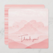 かわいらしピンクサンキュー シーズンカード (正面/裏面)