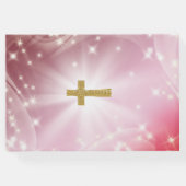 かわいらしピンクパールクロス ゲストブック (裏面)