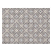 かわいらしピンク色のアステカインスパイア模様 テーブルクロス (正面(横))