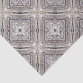 かわいらしピンク色のアステカインスパイア模様 薄葉紙 (詳細)