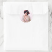 かわいらしピンク ラウンドシール (バッグ)