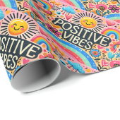 かわいらしピンク、太陽、虹のラッピング紙 ラッピングペーパー (ロールコーナー)