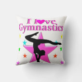 かわいらしピンクIは体操デザイン クッション (裏面)