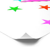 かわいらしピンクIは体操デザイン フォトプリント (角)