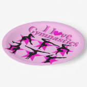 かわいらしピンクIは体操紙プレート ペーパープレート (アングル)