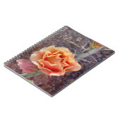 かわいらしピーチの梨の花 ノートブック (左側)