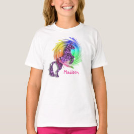 かわいらしファンタジーレインボユニコーンパーソナライズされた