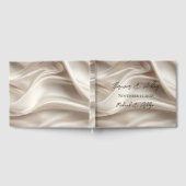 かわいらしフェイクシャンパフェミニンンサ結婚タン ゲストブック (全面)