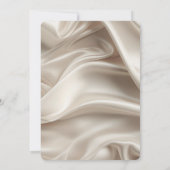 かわいらしフェイクシャンパフェミニンンサ結婚タン 招待状 (裏面)