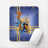 かわいらしフェミニンガーリーデザイン マウスパッド (マウス)