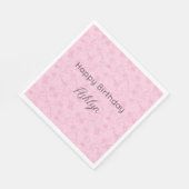 かわいらしフェミニンフローラ スタンダードランチョンナプキン (角)