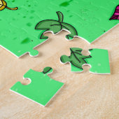 かわいらしフォークアお洒落ートオータムツリー紅葉 ジグソーパズル (側面)