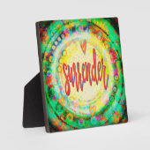 かわいらしフローラおもしろいの破棄 フォトプラーク (正面)