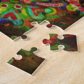 かわいらしフローラの未来の引用文 ジグソーパズル (側面)