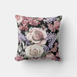 かわいらしフローラの装飾的な目を引く クッション